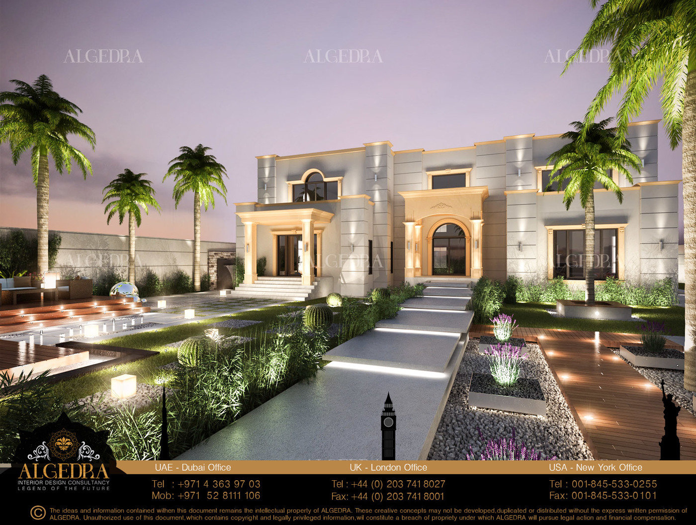 Landscape design by ALGEDRA by ALGEDRA Interior Design at Coroflot.com