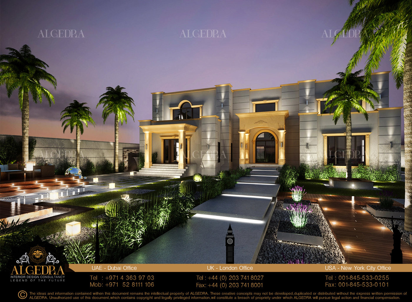 Luxury Landscape by ALGEDRA Interior Design at Coroflot.com