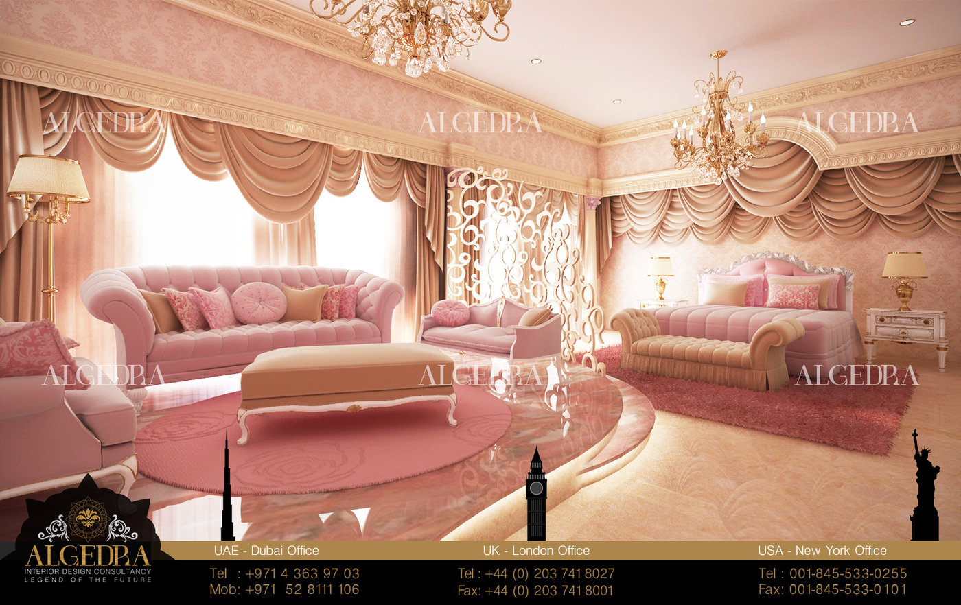 Algedra Interior Design Ensures To Make Your Bedroom Decorated In