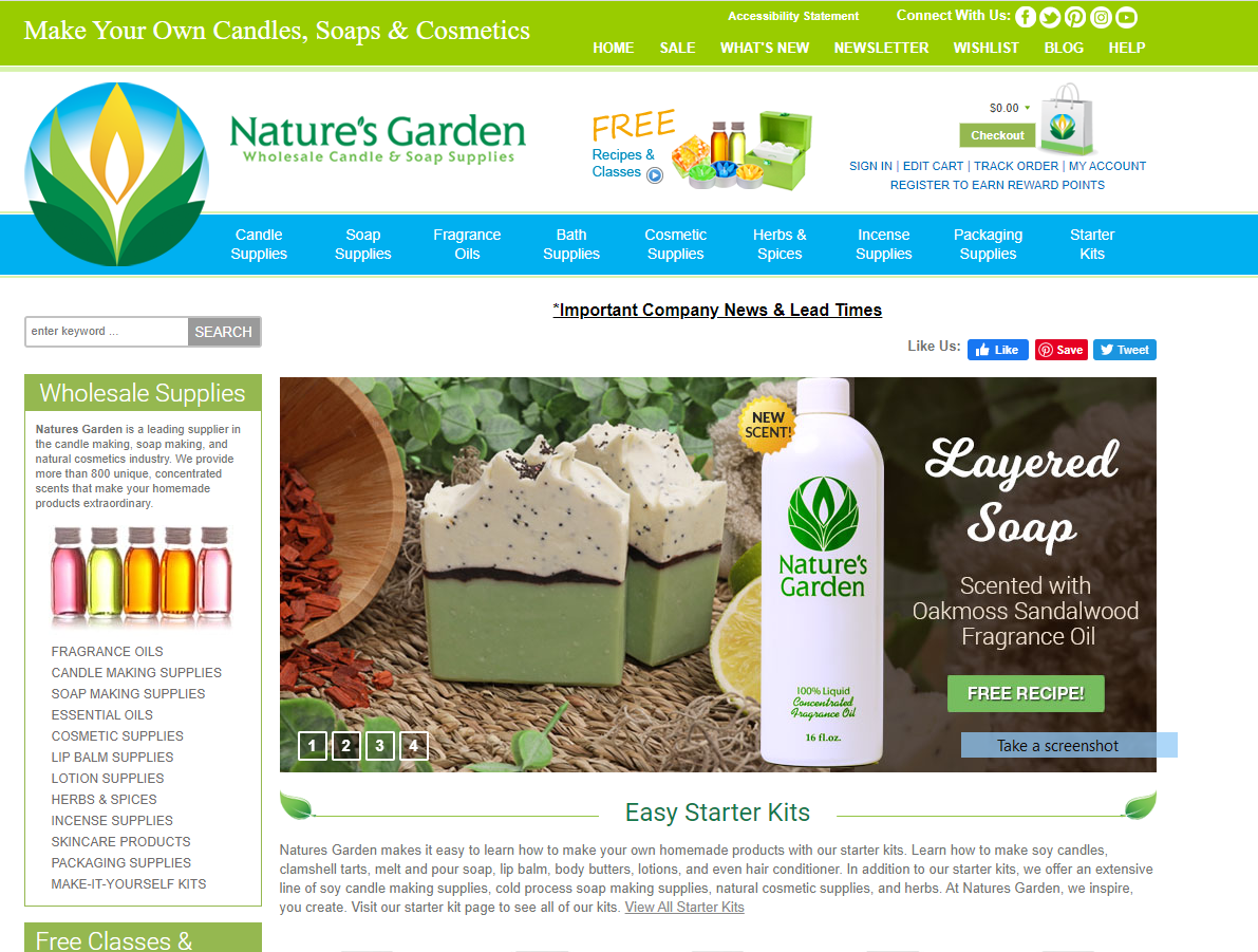 Natures Garden Candles by Matt Bowman at