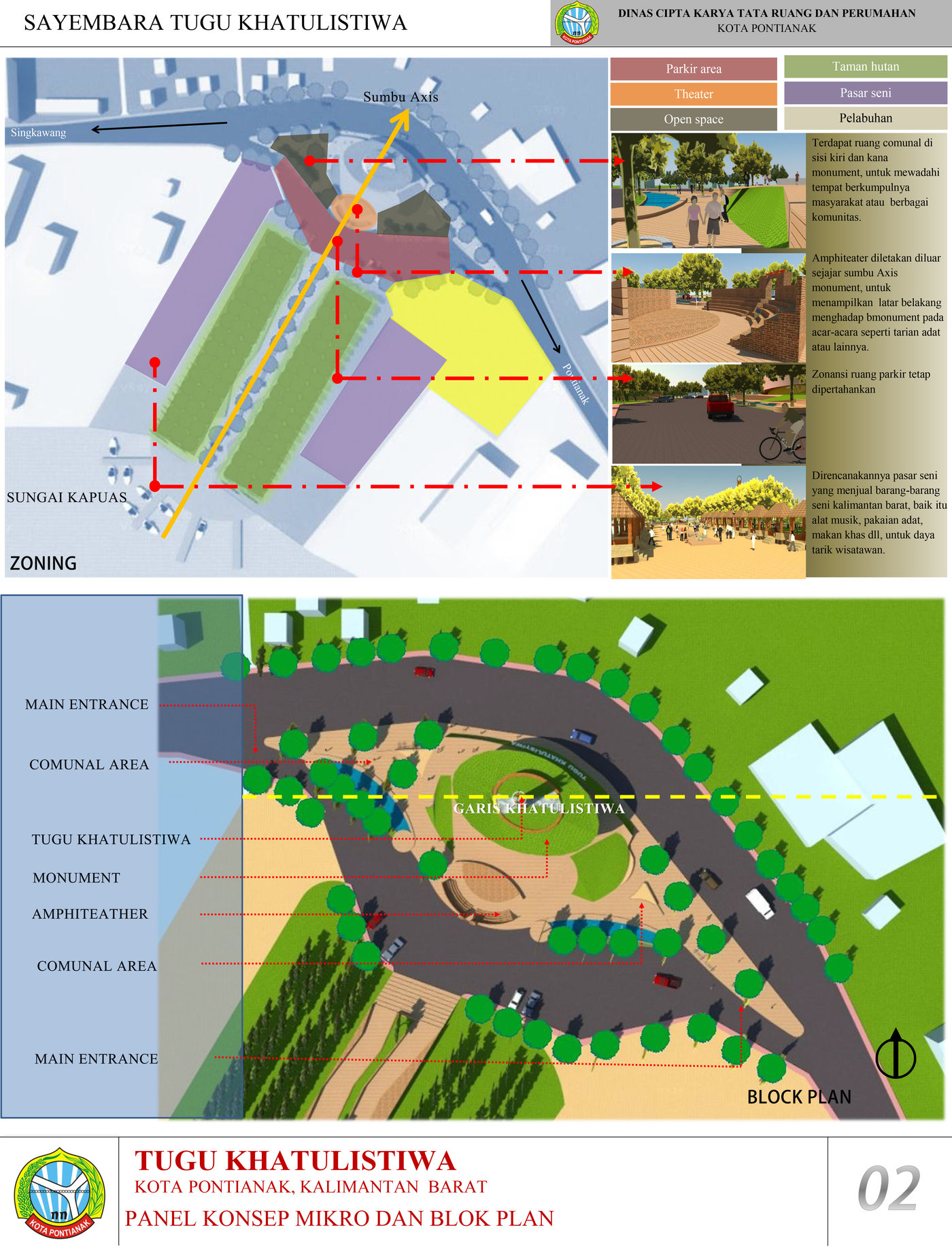 Sayembara tugu Khatulistiwa by Chandra A Maulana at Coroflot.com