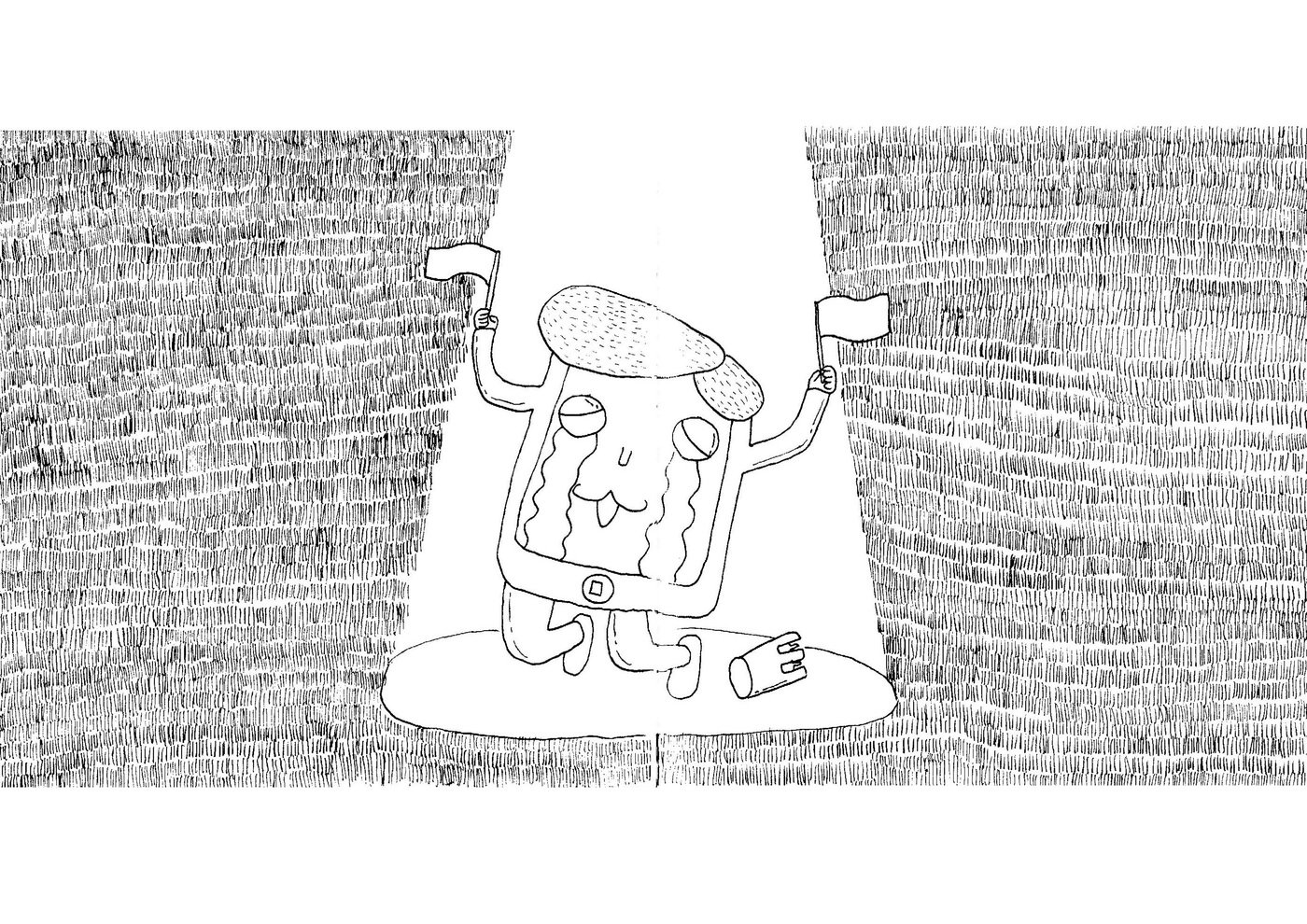 Pencil and eraser story by Kung Chun Chan at