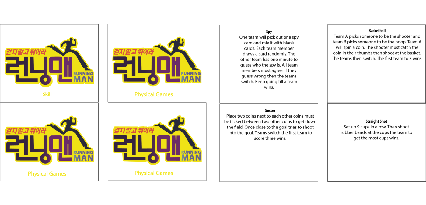 running man team games