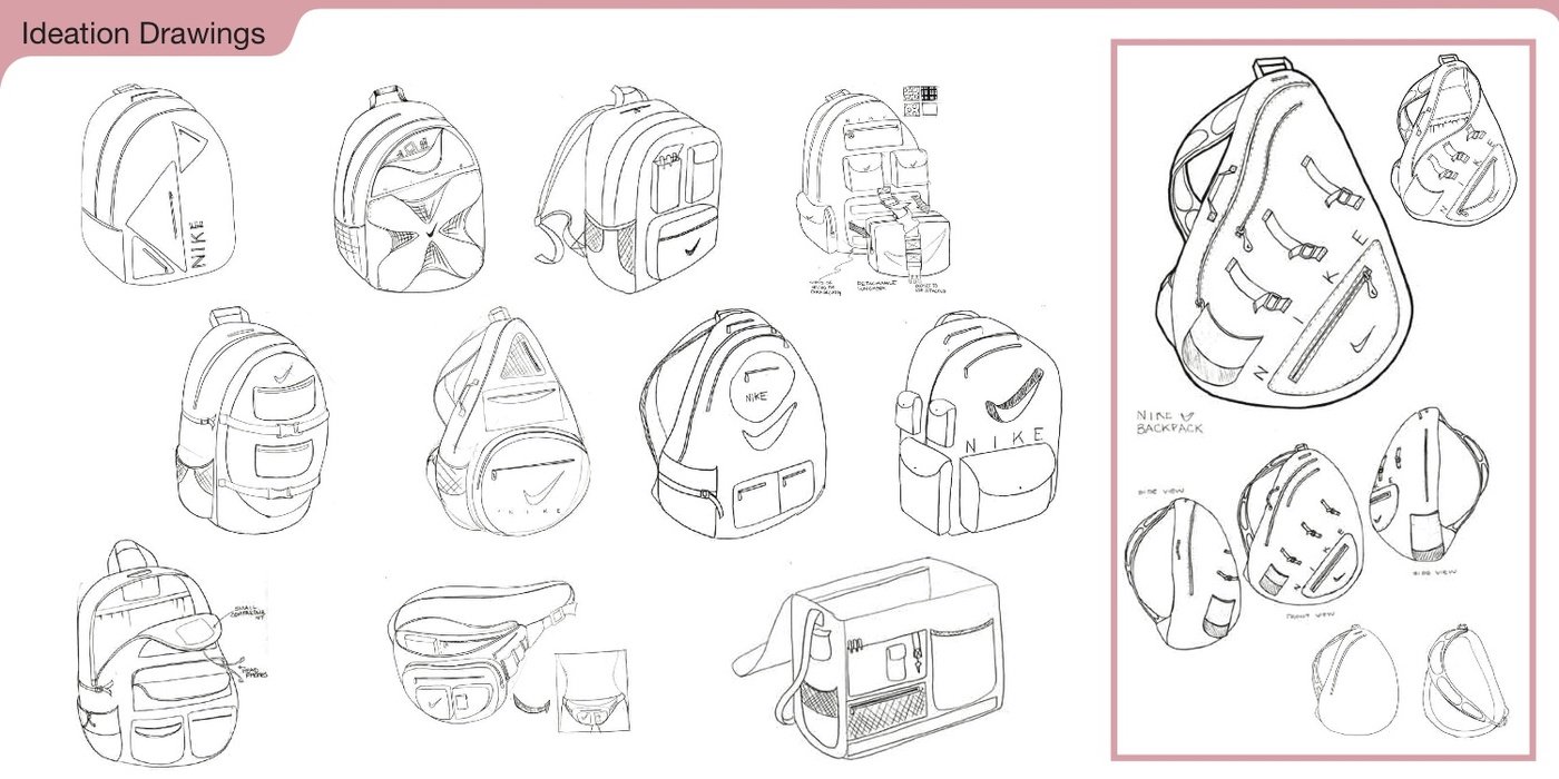 Nike Backpack Product Line Extension by Jesse Gilbert at