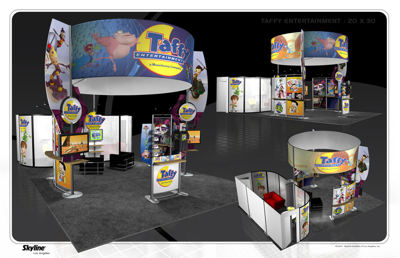 Taffy Entertainment Exhibit by Dennis Molina at