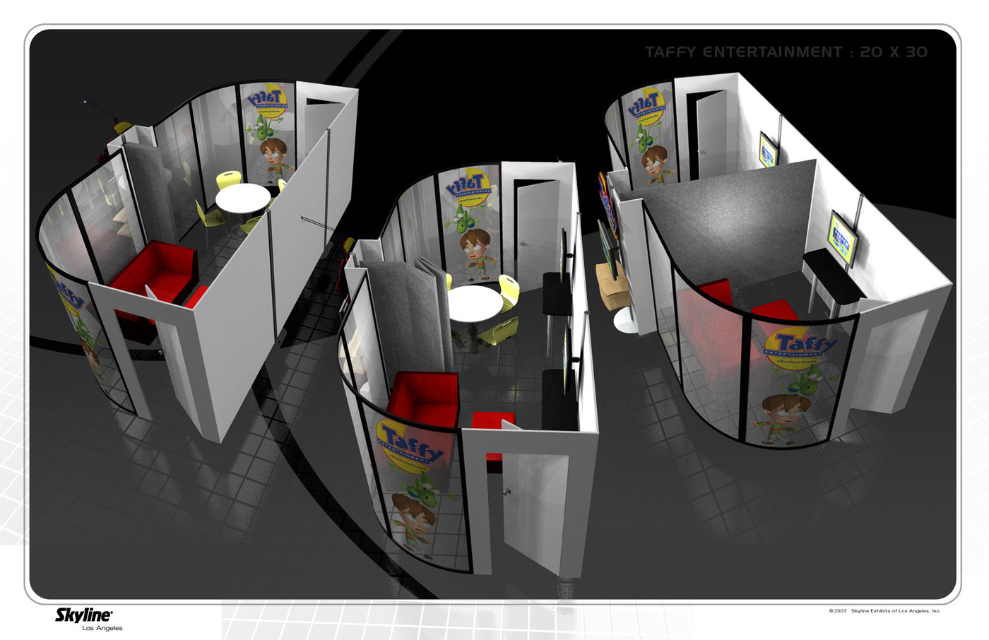 Taffy Entertainment Exhibit by Dennis Molina at