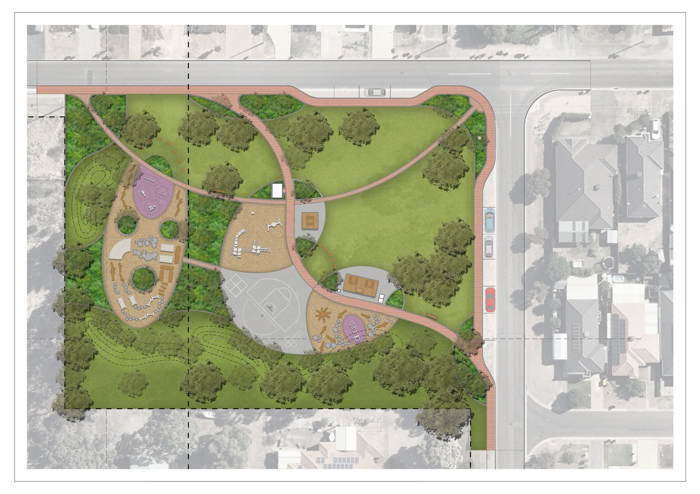 Landscape amenity area by Amir Mallonga at