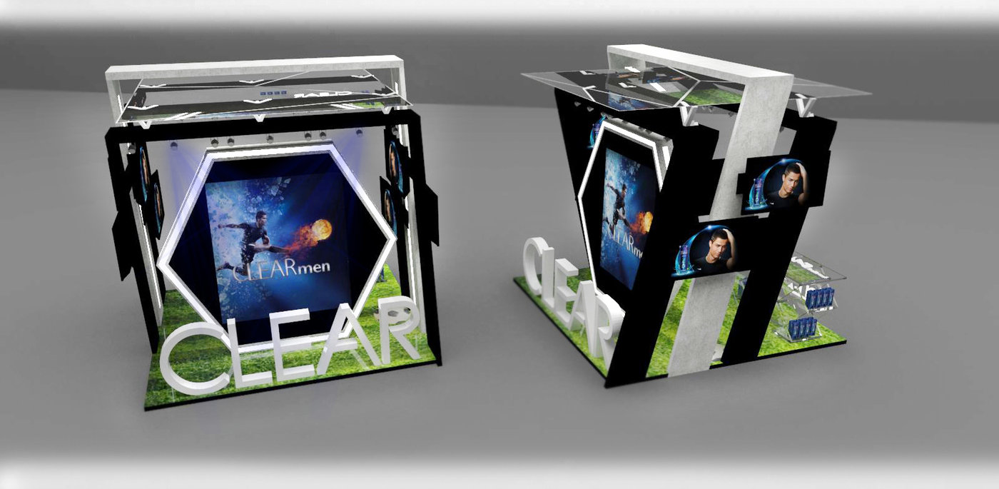 Clear Men Activation Booth by Honna Quiambao at Coroflot.com
