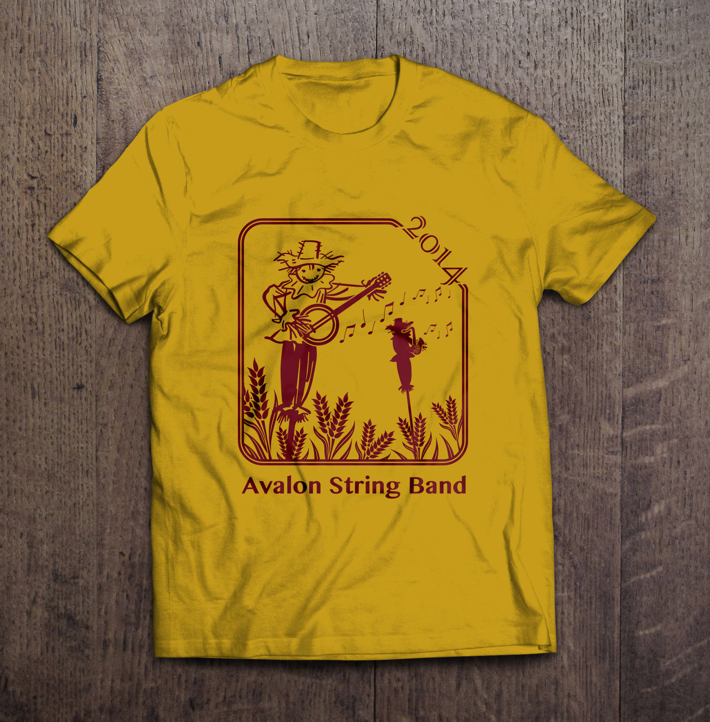 Avalon String Band TShirt by Nikki Kuhn at