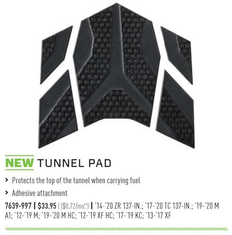Snowmobile Tunnel Pad by JohnMarc at