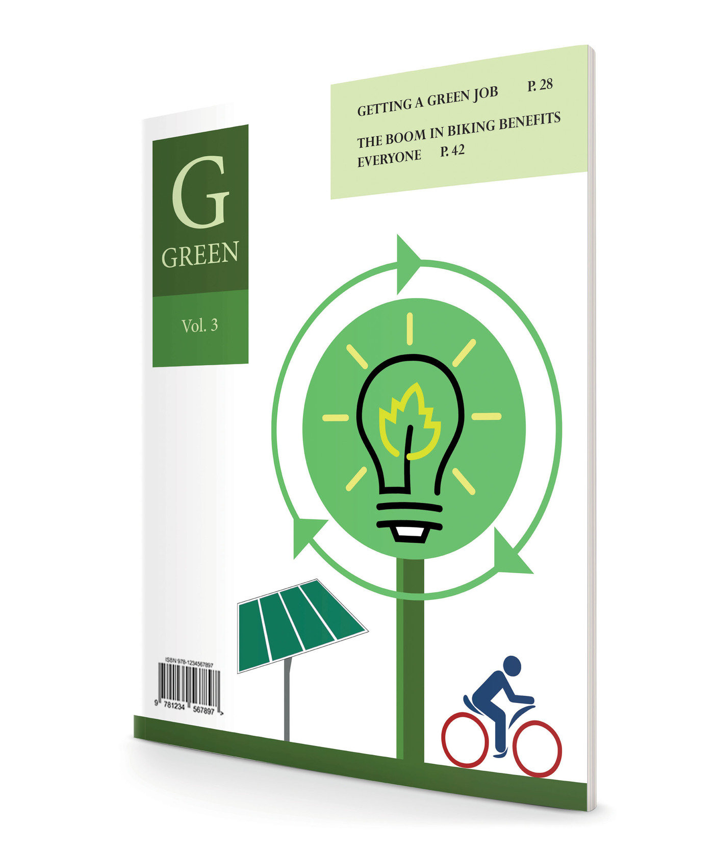 Green Magazine Layouts by Alexander G. Lee at Coroflot.com