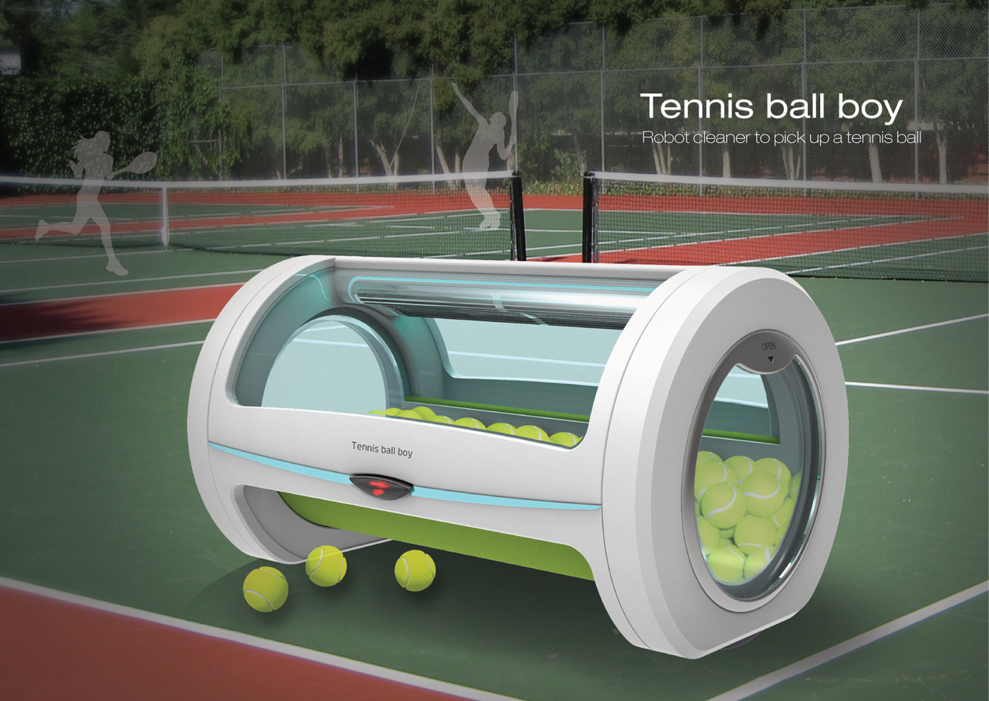 Tennis ball boy by SeongHyun Kim at