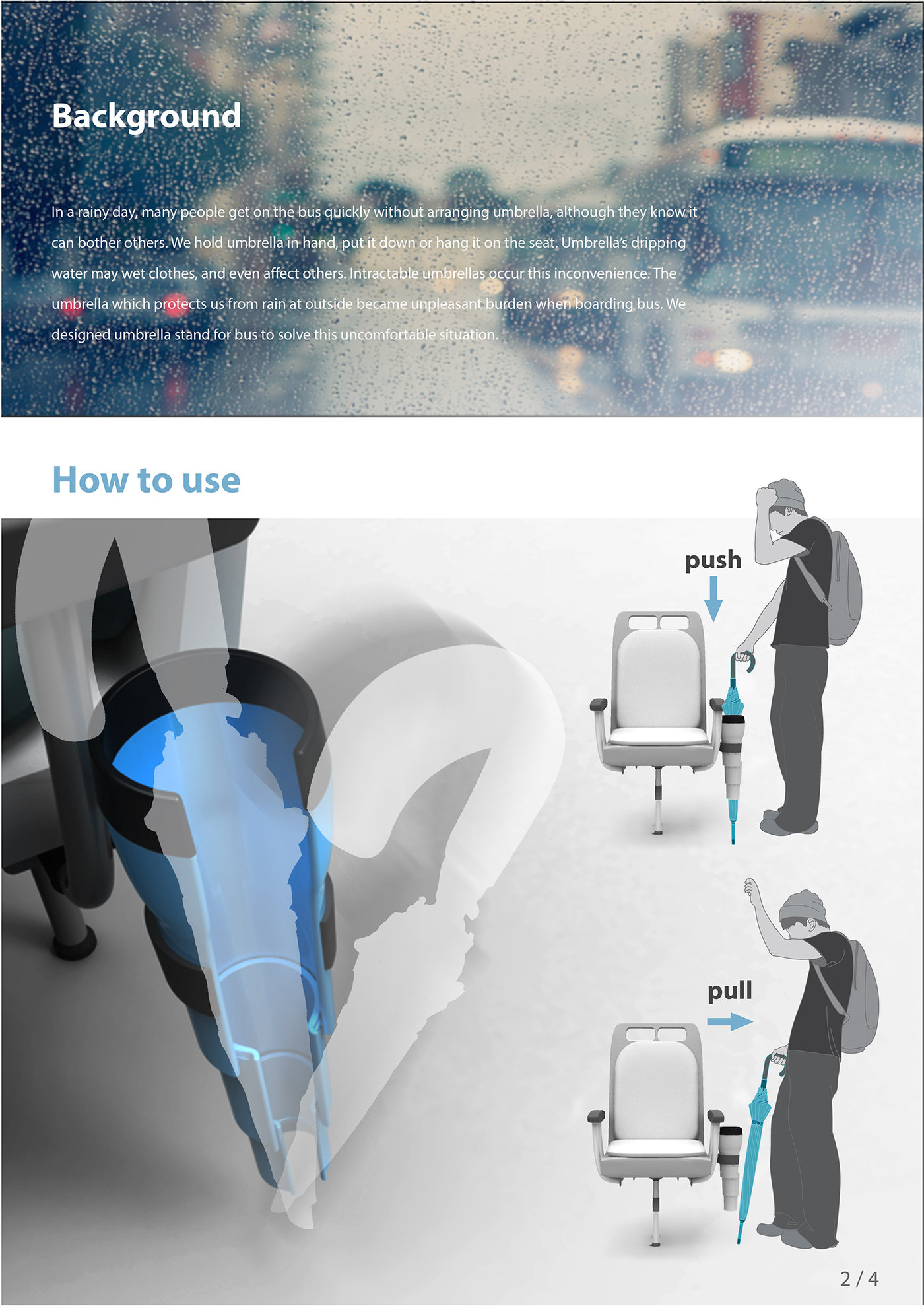 Stick it! (Umbrella holder) by SeongHyun Kim at