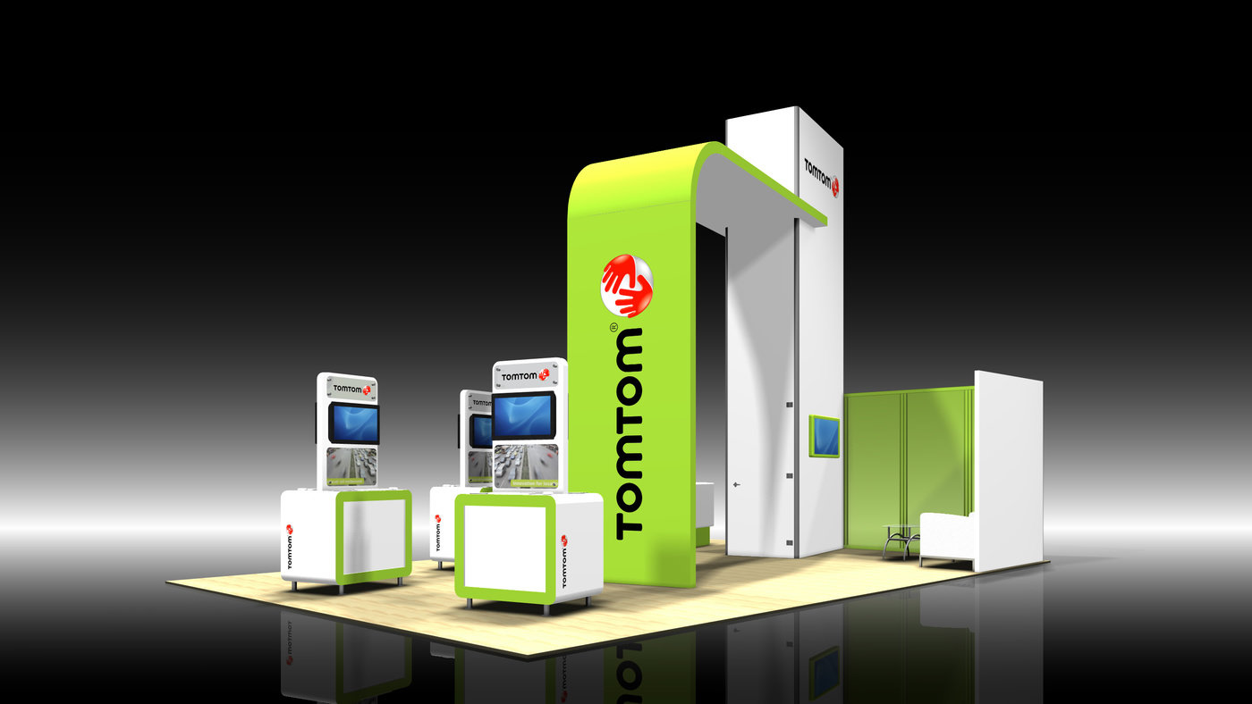 Tom Tom Rental/Custom 20 x 20 Exhibits by Jason Saunders at