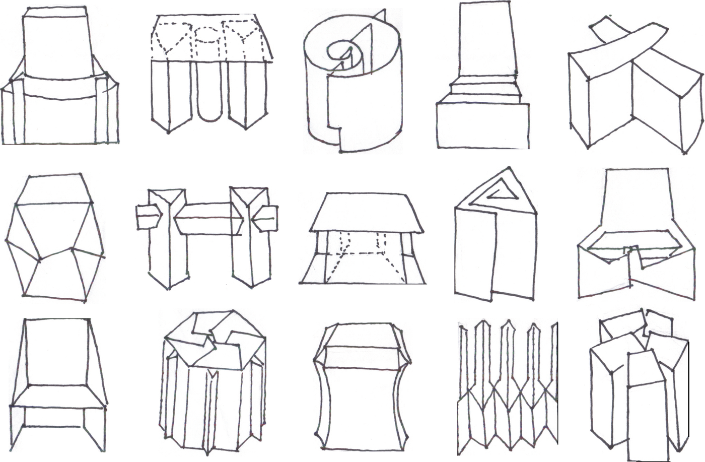 Cardboard Chair Project by Xueting Zhang at