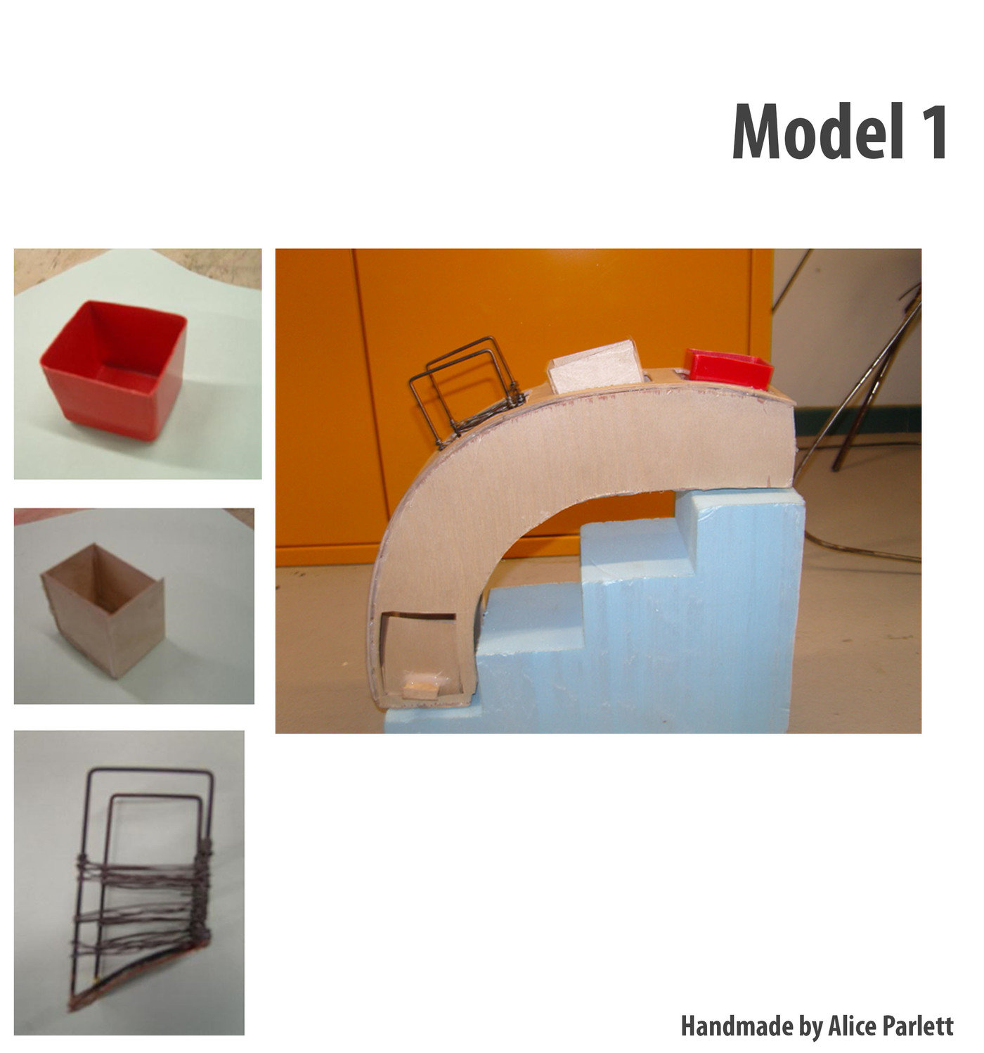 Handmade Wooden Stair storage by Alice Parlett at