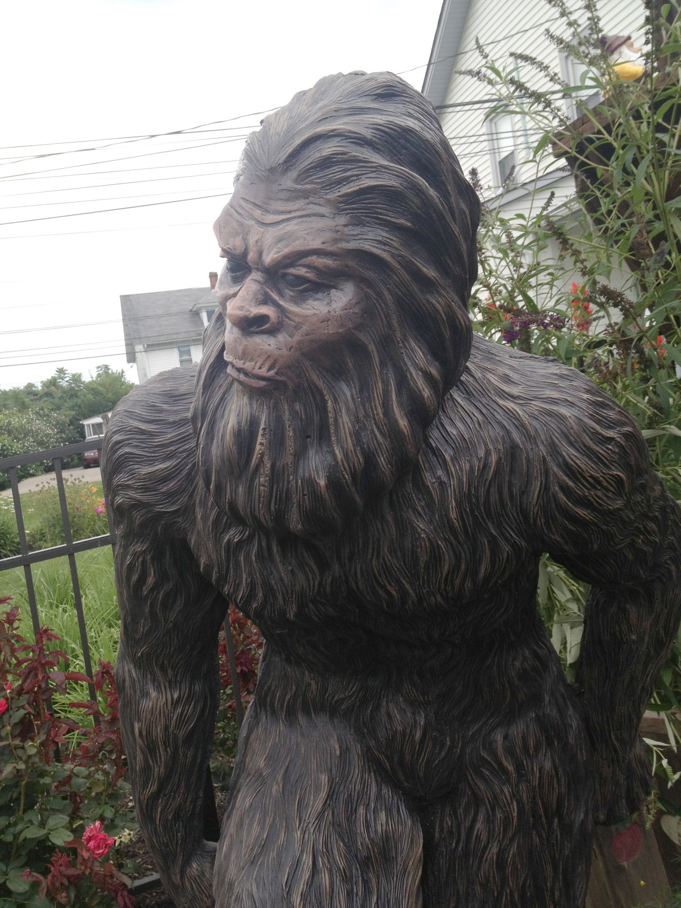 Bigfoot Statue by Robert Jack at