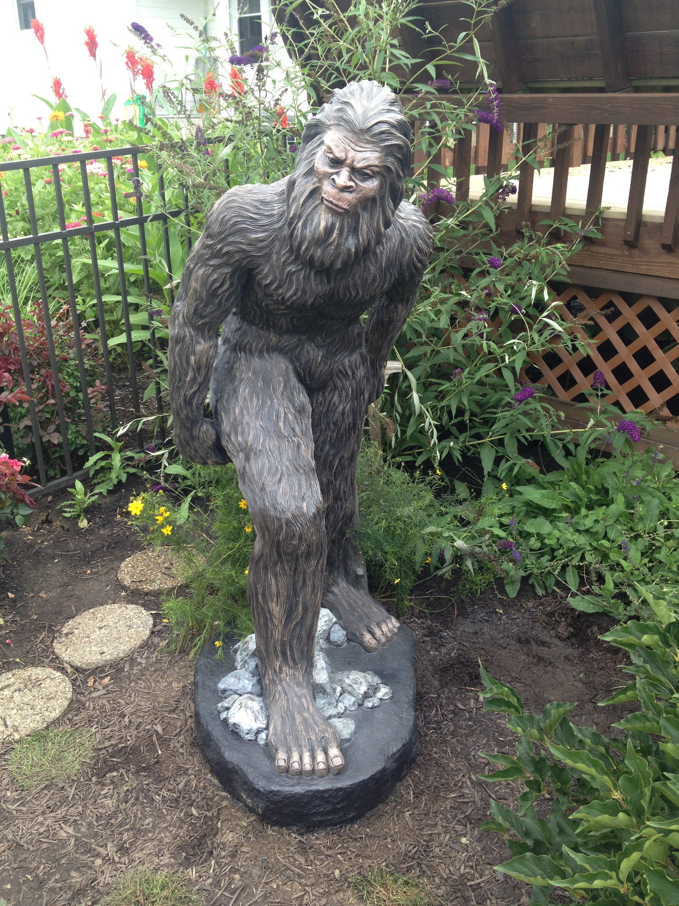 Bigfoot Statue by Robert Jack at