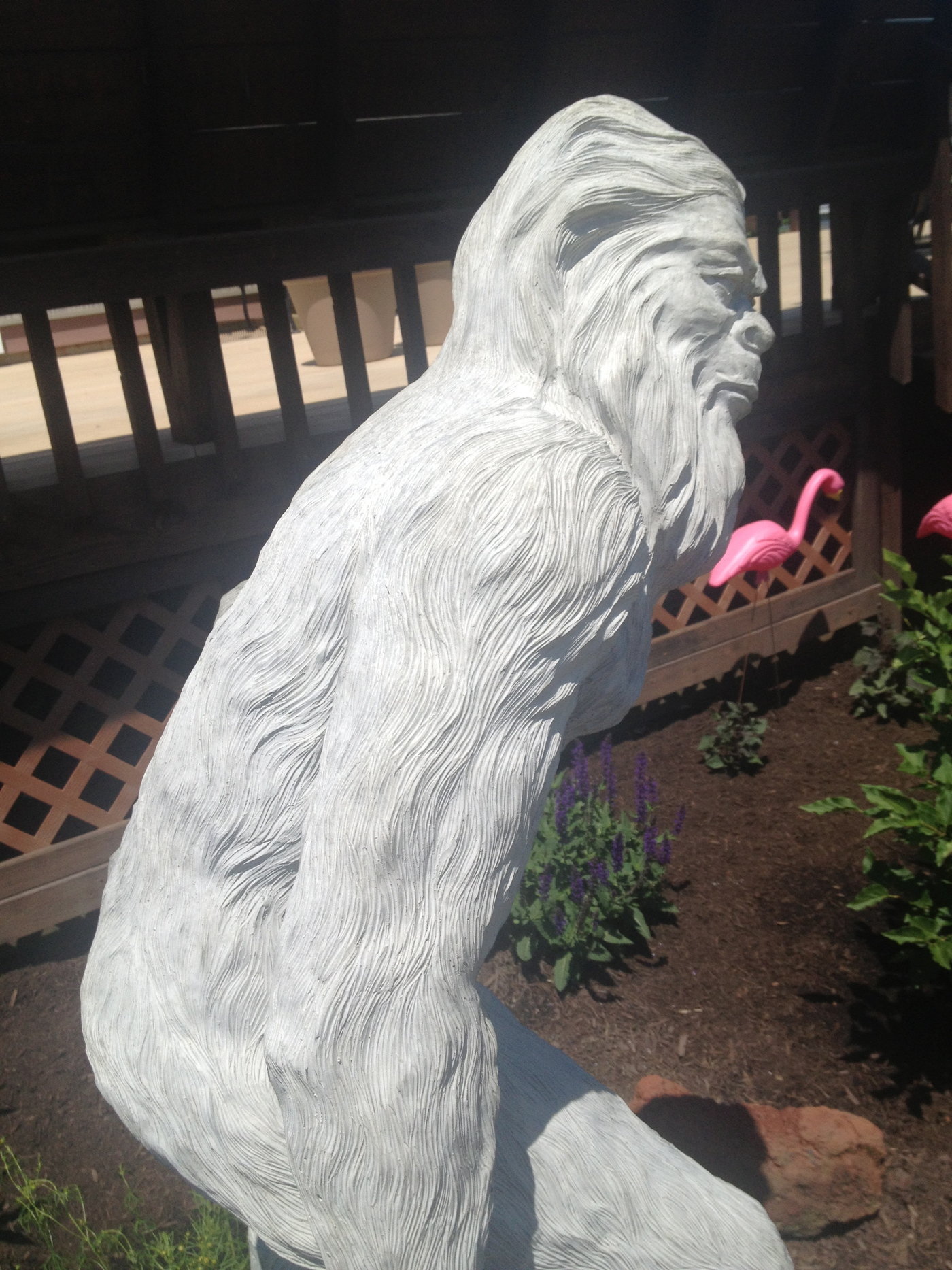 Bigfoot Statue by Robert Jack at