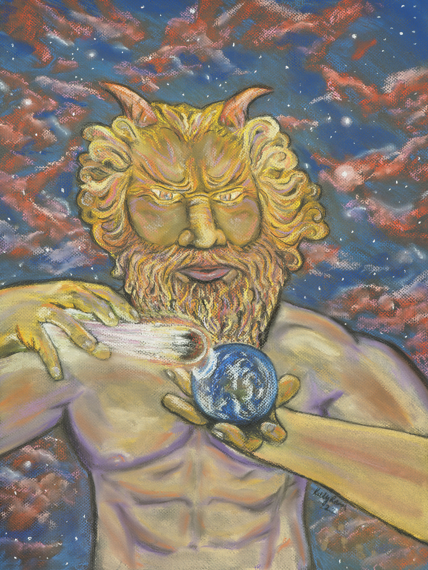 The Destruction of Mankind Poster Art by Kelly Ann Raver at Coroflot.com