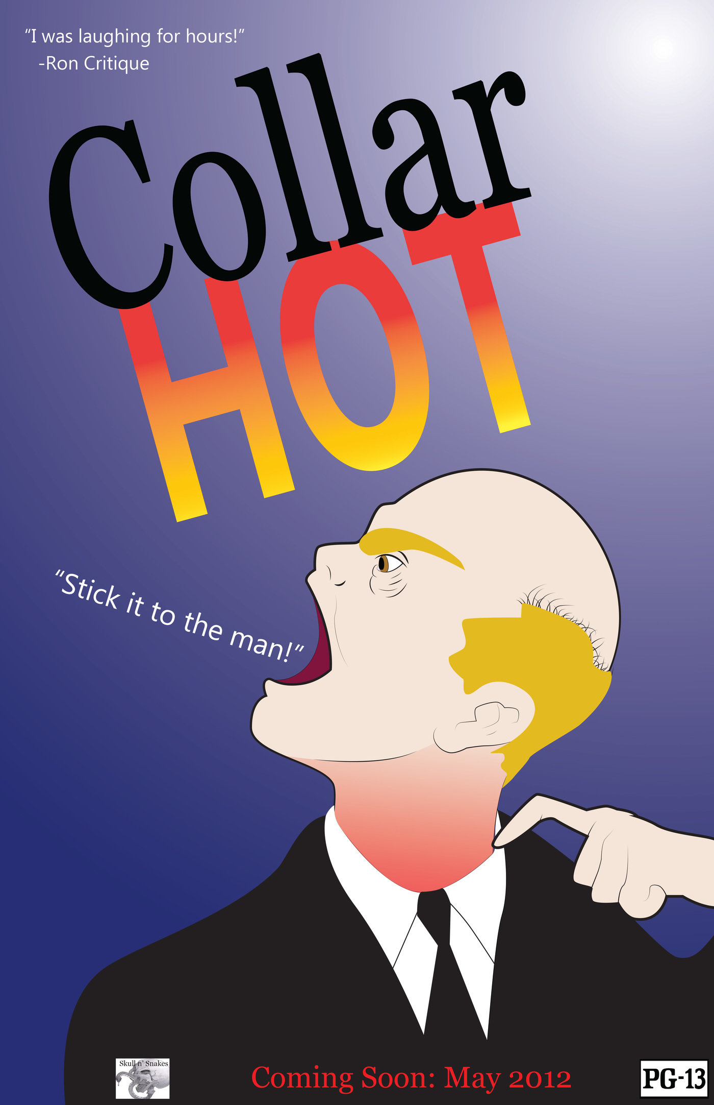 Hot Under the Collar Poster by Elena Kocovska at