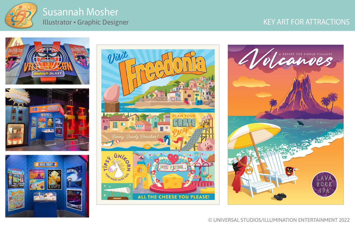 Illumination Entertainment + Universal Studios: Key Art by Susannah ...