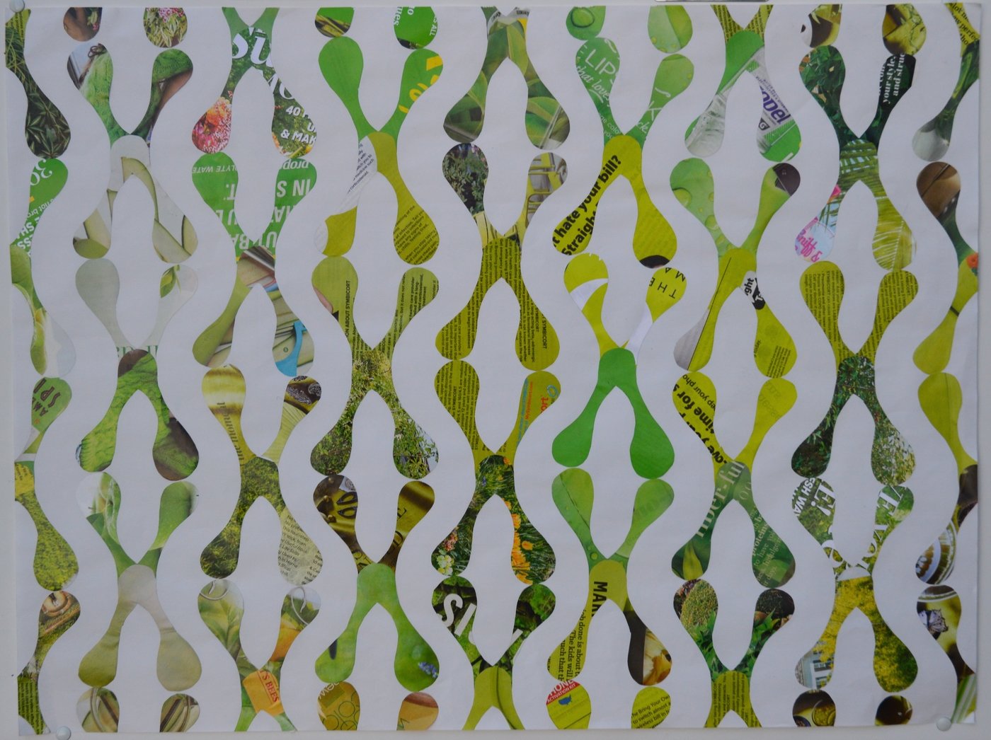 Pattern Using a Repeating Shape by Lauren Pitrone at Coroflot.com
