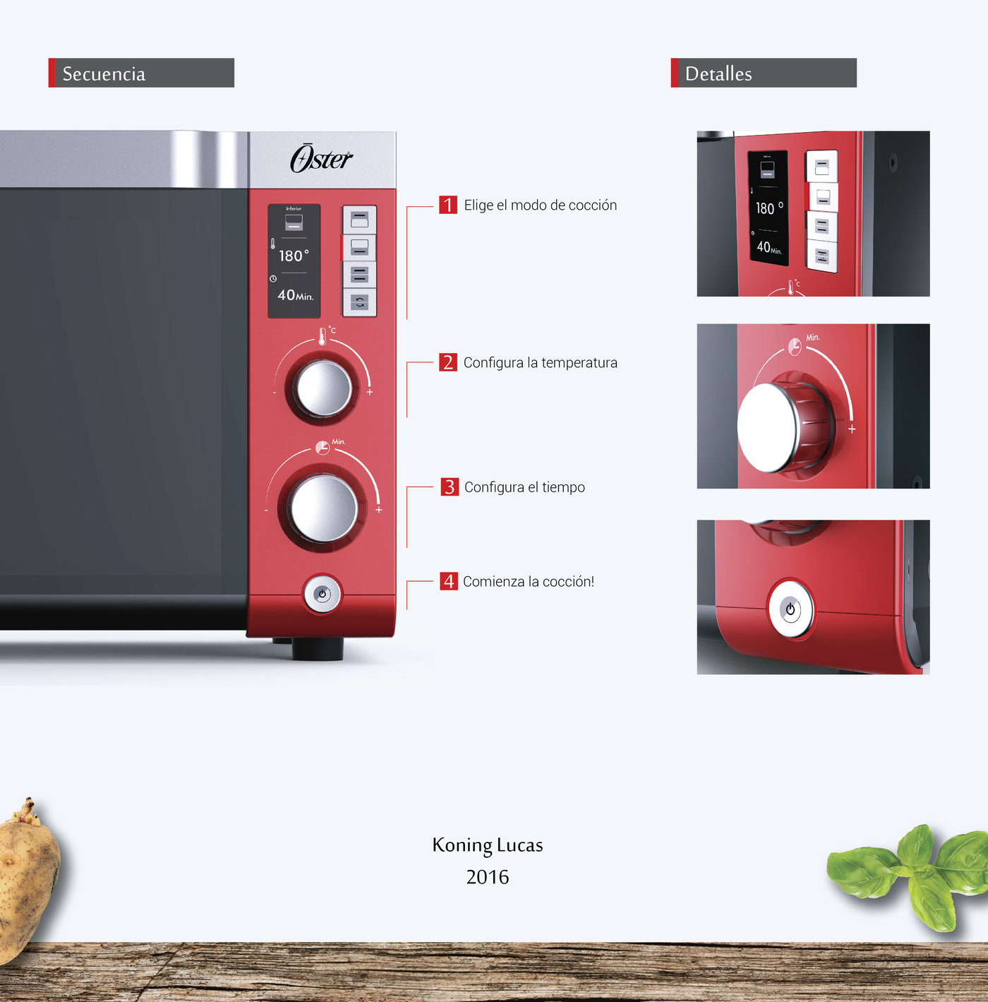 Horno eléctrico - Electric oven by Lucas Koning at Coroflot.com