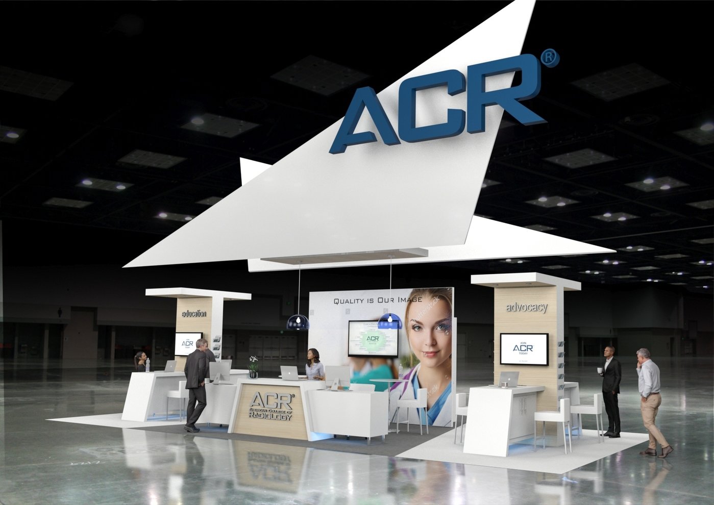 Large Radiography Booth American College of Radiology @ RSNA by Orlando Romero at Coroflot.com
