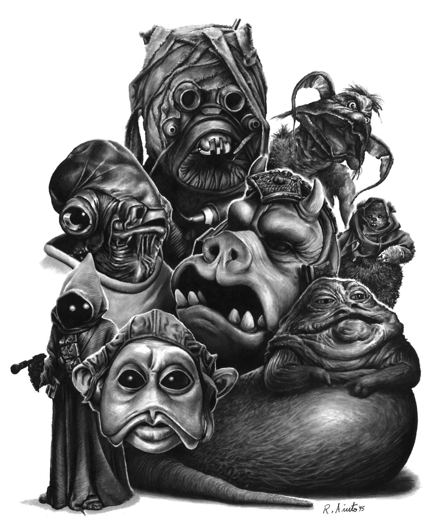 STAR WARS - ALIEN CREATURES by Roy Aiuto at Coroflot.com