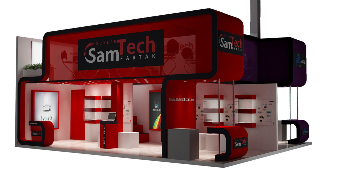 SamTech booth by Hamed Sani at Coroflot.com