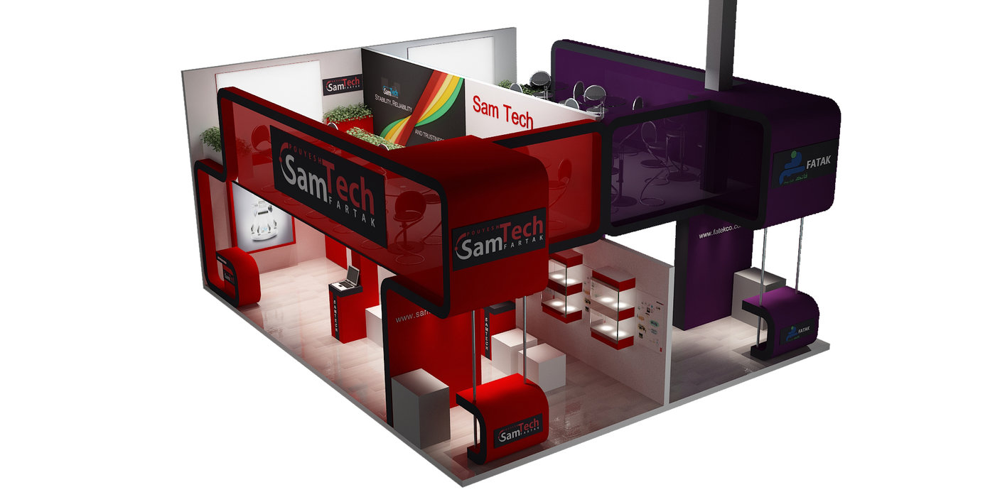 SamTech booth by Hamed Sani at Coroflot.com