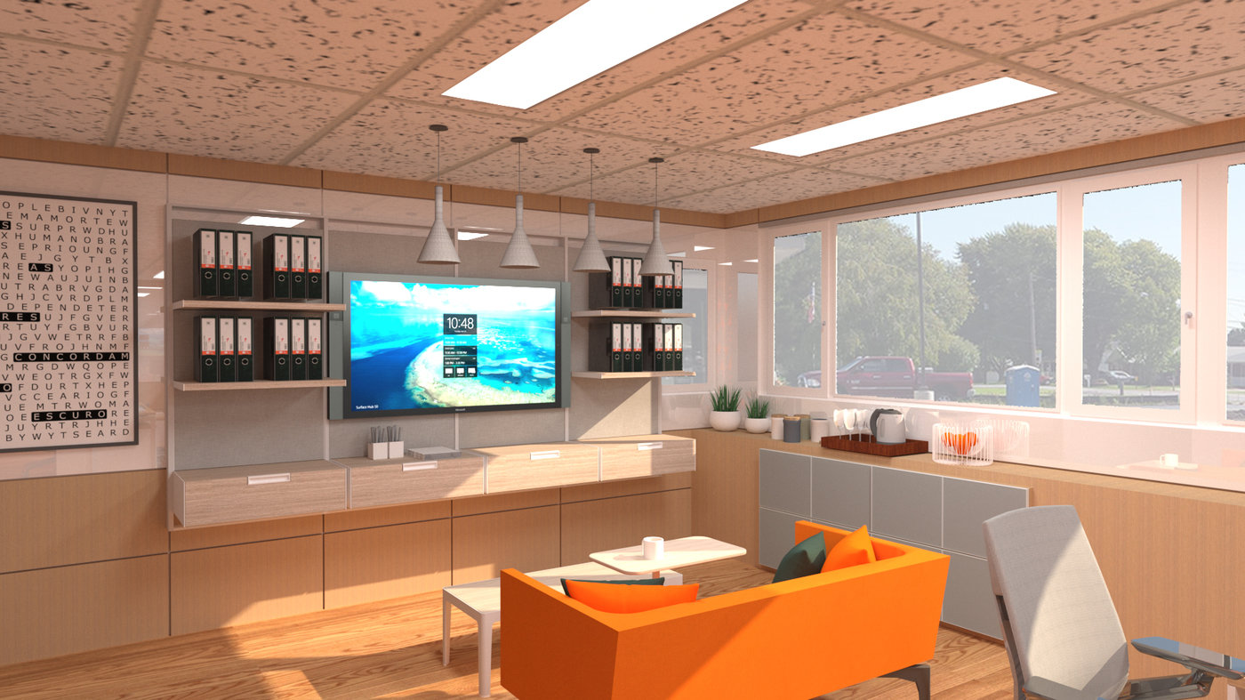 Office Interior Design for SME 92m2 / 990 ft2 by Ilham Fajar Putra at ...