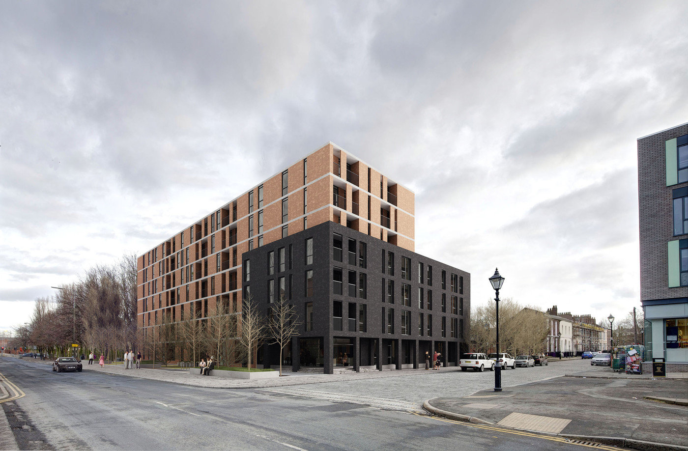 Vine Street Apartments by Stephen Graham at