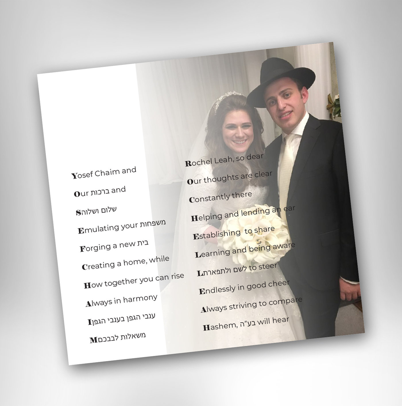 Sheva Brachos YC&RL by Hudi Neuberger at