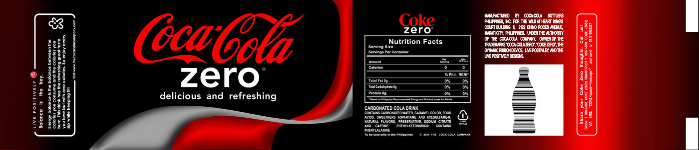 Coca Cola Label Template
