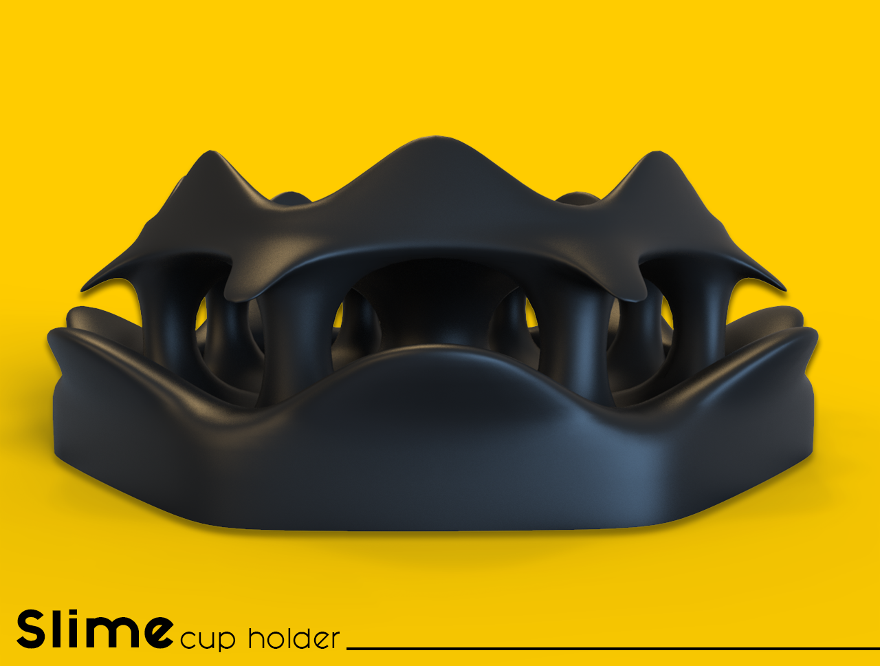 Slime cup holder by Federico Escobar at