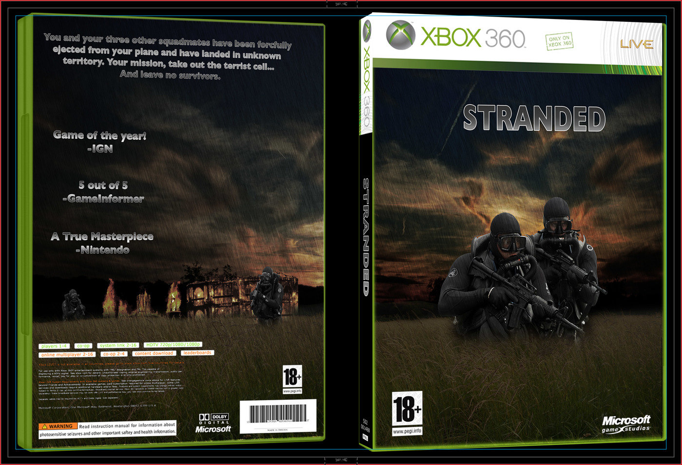 Game cover by andrew sample at Coroflot.com
