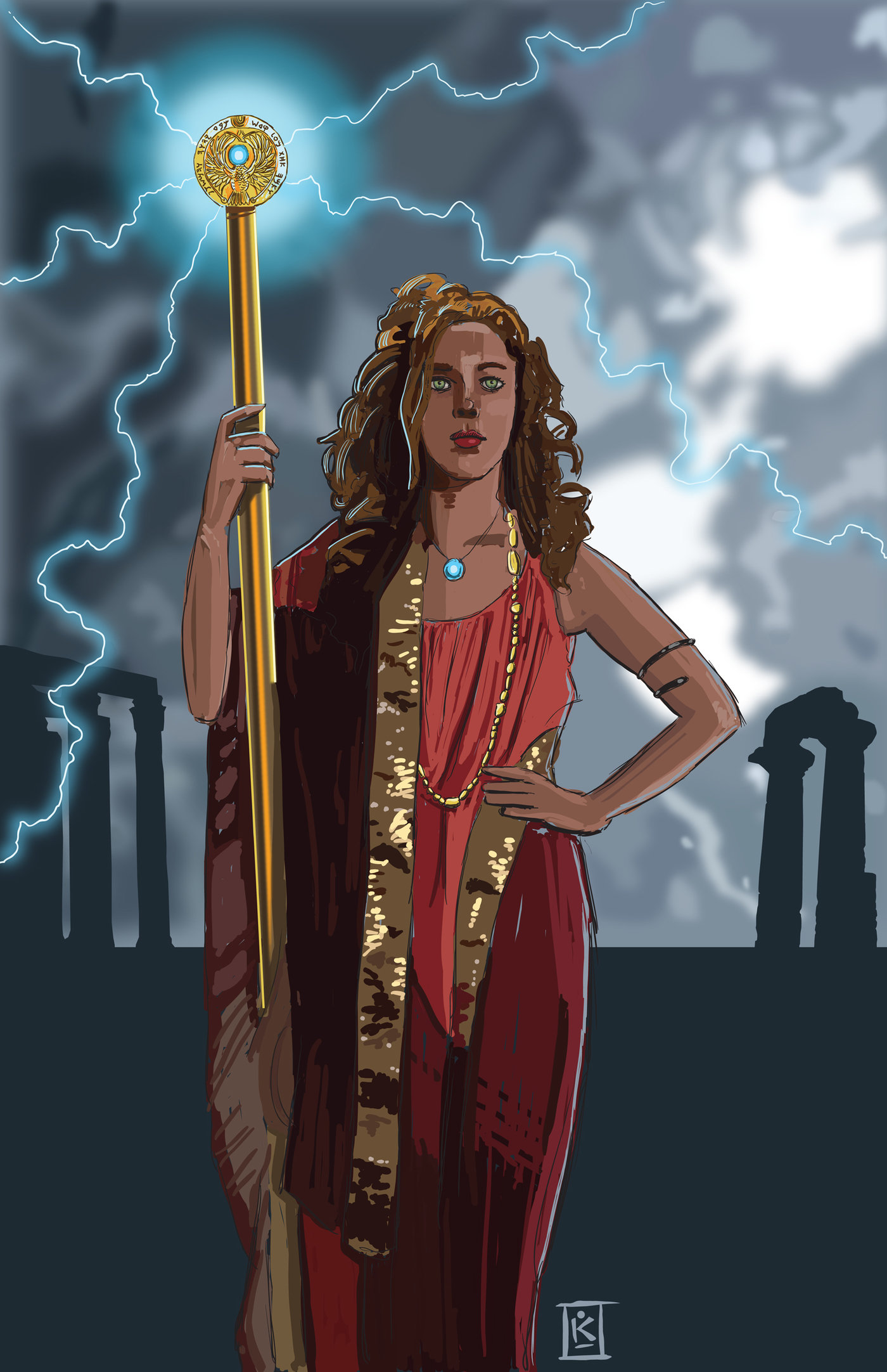 Goddess of Ra by Kyle McLane at Coroflot.com