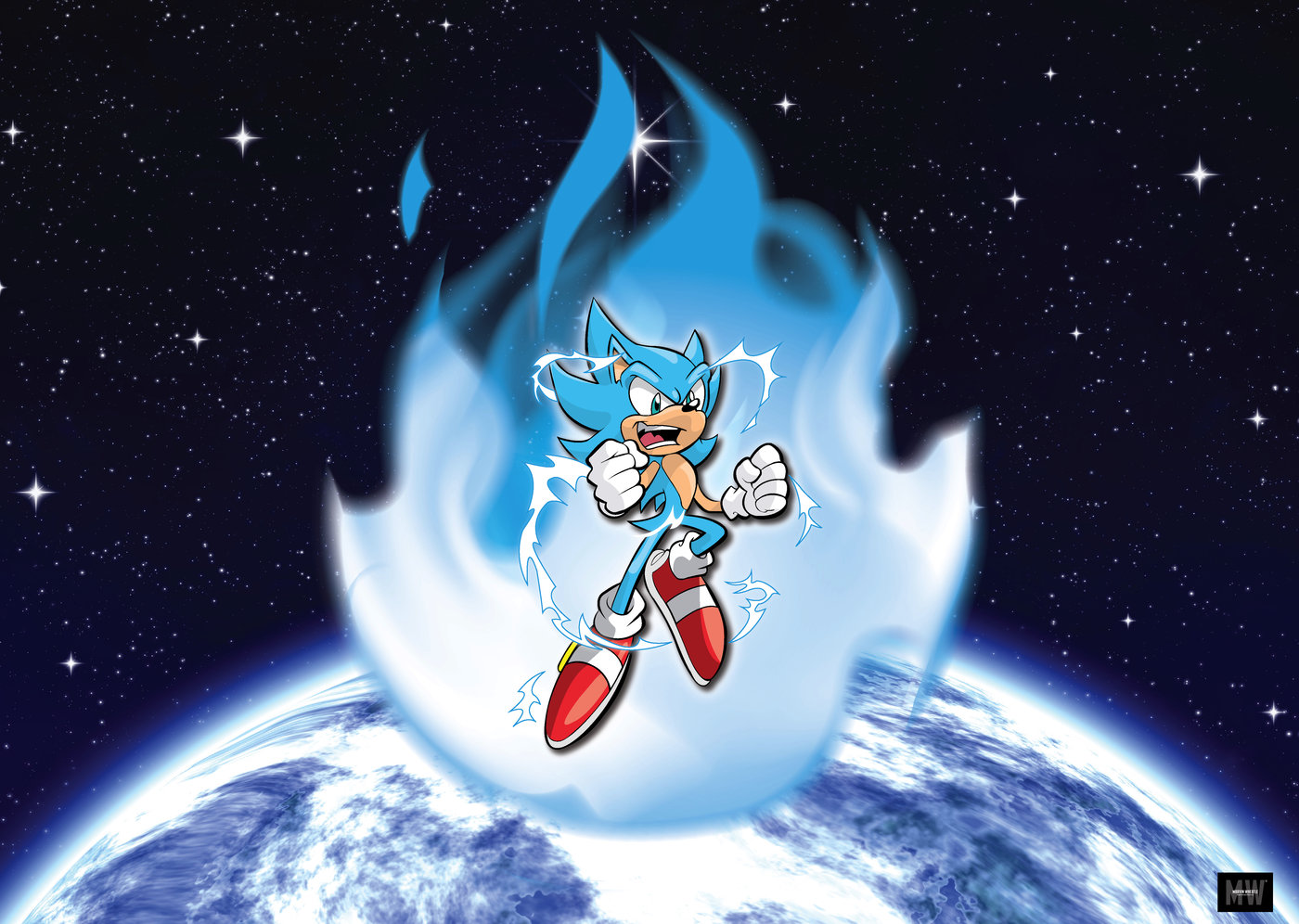 Super Sonic Level 2 & Super Sonic God SS - Poster Design Project by