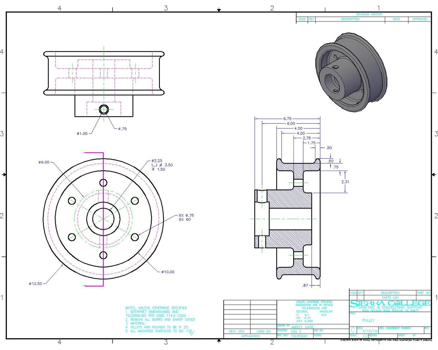 AutoCAD Dimensioned Drawings By Katherine Amboy At Coroflot