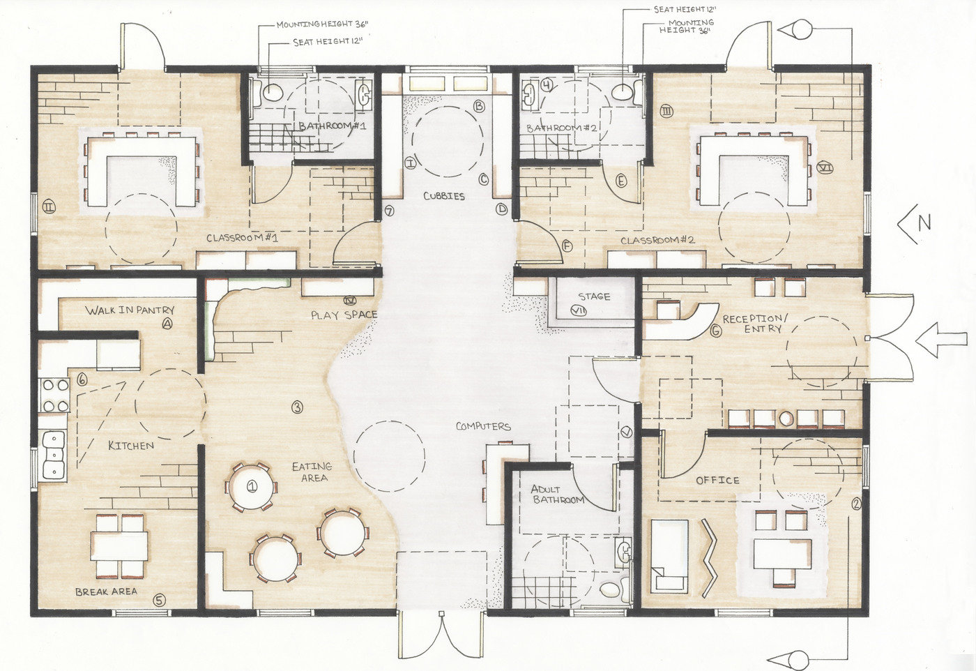 Child Care Center Floor Plans Floor Roma