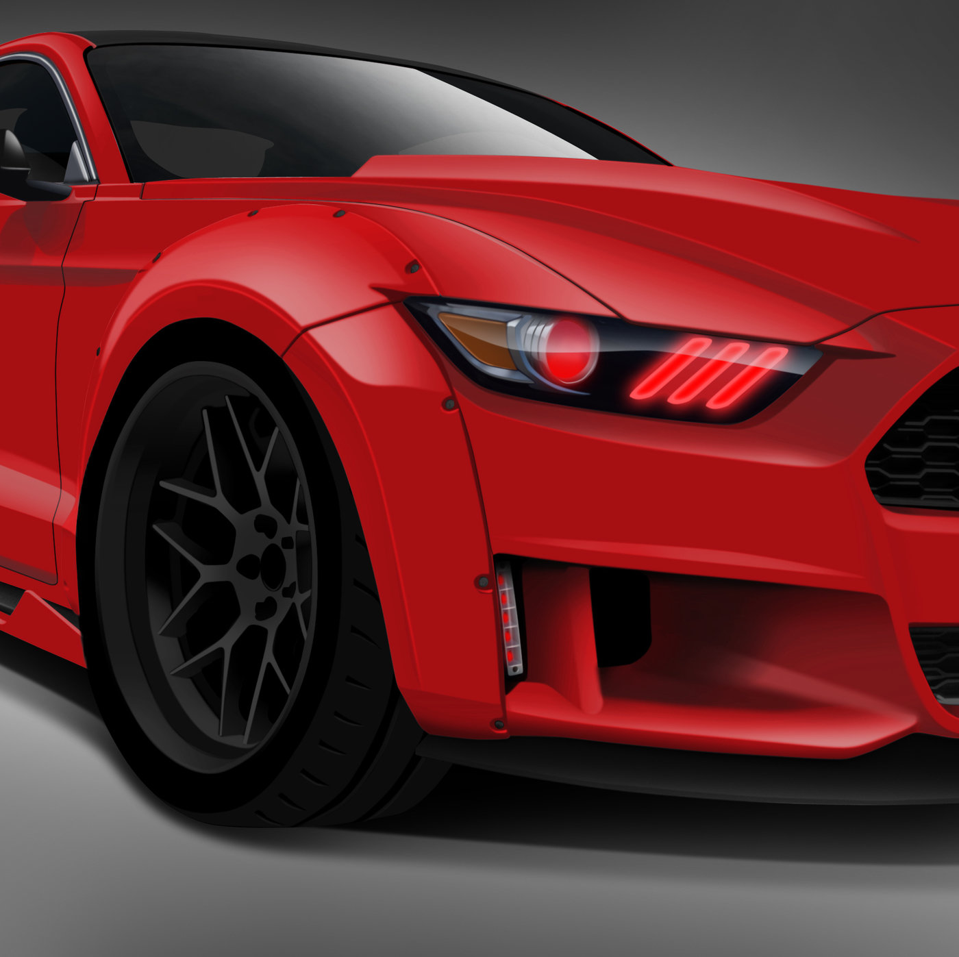 Mustang Render By Joseph Grigsby At Coroflot