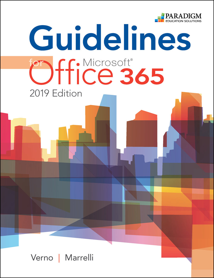 Guidelines for Microsoft office 365, 2019 edition by VALERIE A. KING at ...