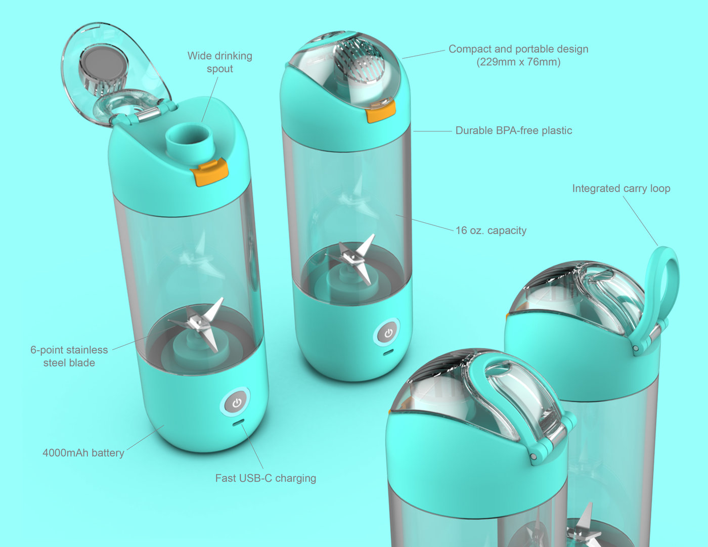 CWC Portable Blender by James Byun at Coroflot.com