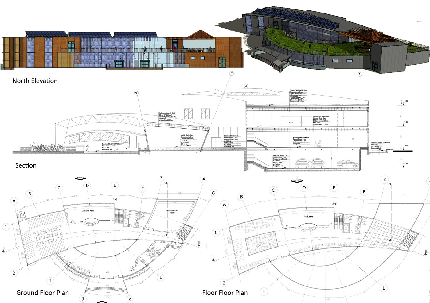 Sustainable Public Library By Ola Mosameh At Coroflot Com
