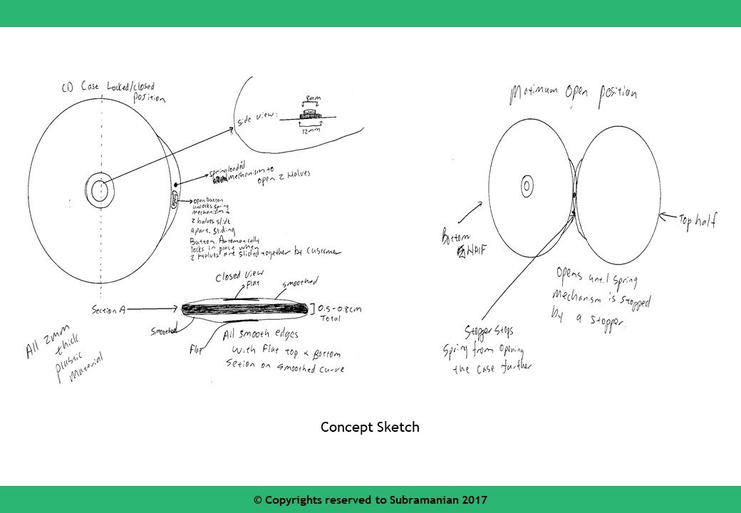 CD / DVD case Lock by Subramanian Annamalai at