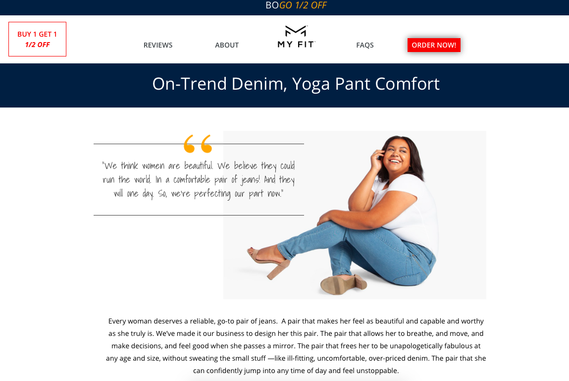 My Fit Jeans by Courtney Kretchman 