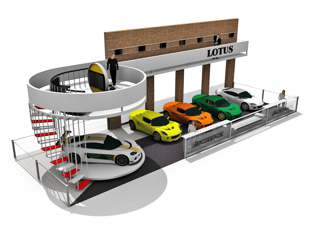 LOTUS Cars Ltd Stand by Cyrille Mazars at