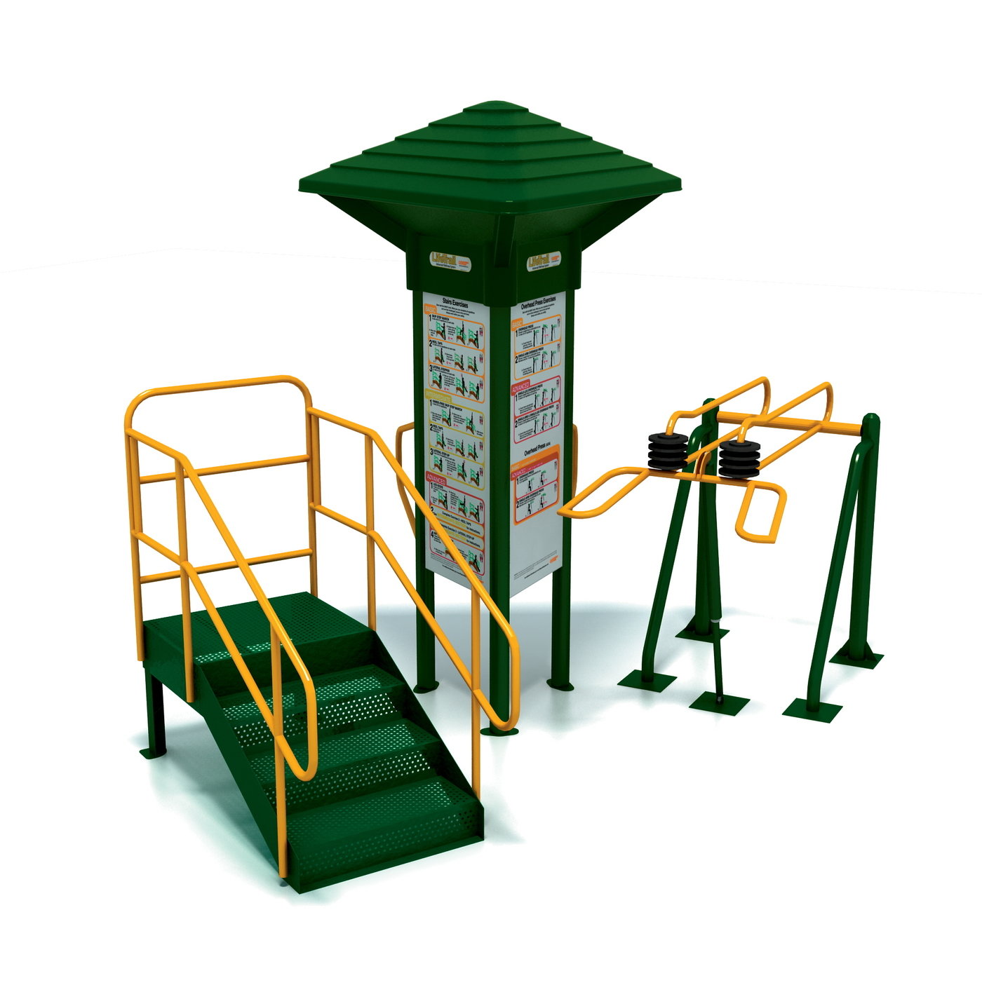 LifeTrail Senior Outdoor Fitness Equipment by Greg Scott at
